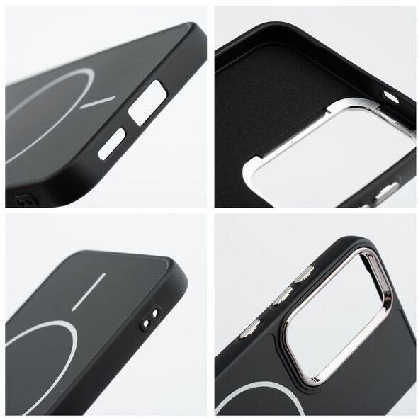 Θήκη FRAME MAG COVER συμβατή με MagSafe για SAMSUNG A56 μαύρο