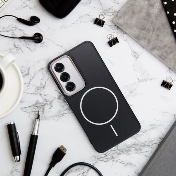 Θήκη FRAME MAG COVER συμβατή με MagSafe για SAMSUNG A26 μαύρο