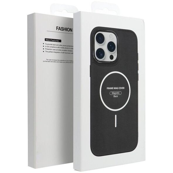 Θήκη FRAME MAG COVER συμβατή με MagSafe για SAMSUNG A36 μαύρο