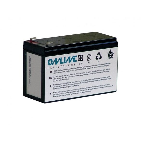 online usv-systeme ag ONLINE USV-Ersatzbatterie dla Yunto 1200+++