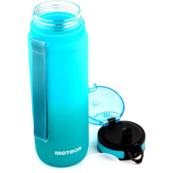 Bidon sportowy Meteor 800 ml błękitny/zielony
