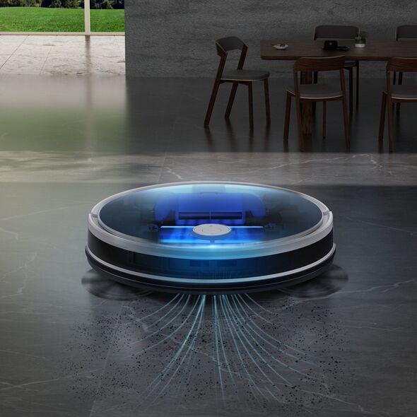 Plaunantis dulkiu siurblys robotas TESLA RoboStar iQ400