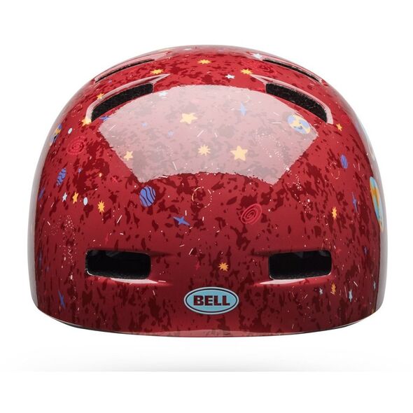 Kask dziecięcy BELL LIL RIPPER dark red planets roz. S (48–55 cm) (NEW 2025)