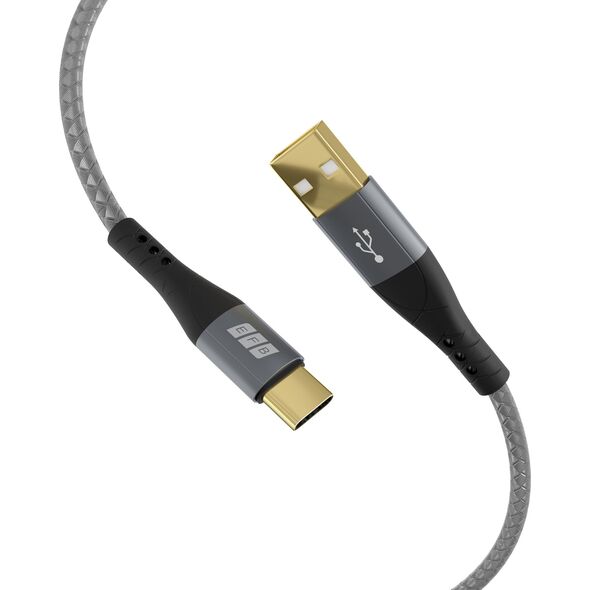 EFB Elektronik USB-AC-00008 kabel USB USB 2.0 2 m USB A USB C Czarny, Szary
