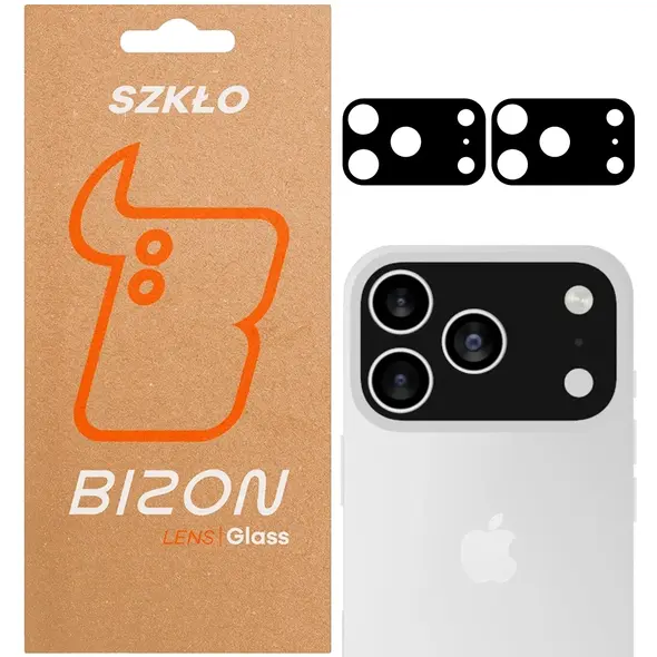 Szkło na aparat Bizon Glass Lens do Apple iPhone 17 Pro [2 PACK]