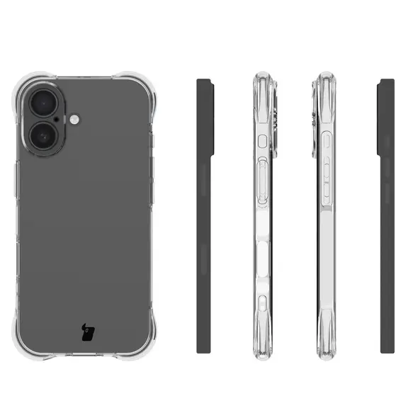Elastyczne etui Bizon Case Salpa do Apple iPhone 17 przezroczyste