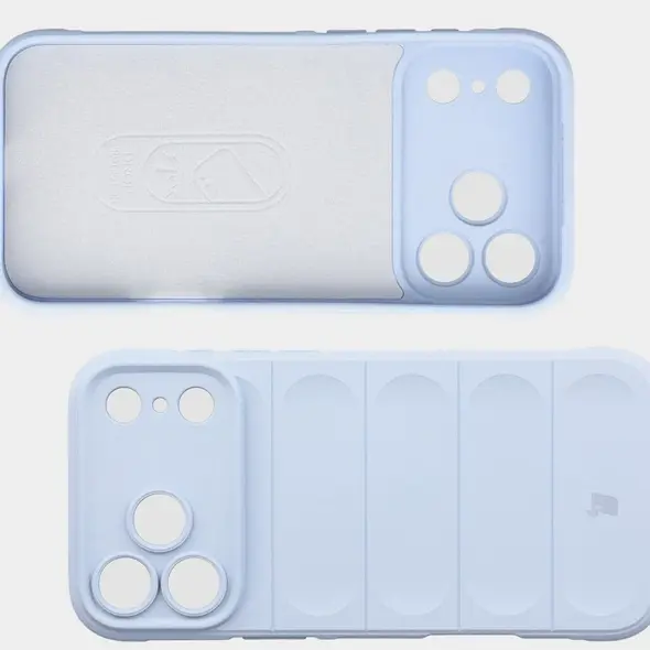 Pancerne etui Bizon Case Tur do Apple iPhone 17 Pro Max jasnoniebieskie