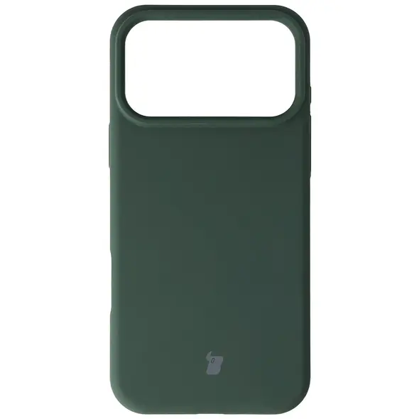 Silikonowe etui Bizon Soft Case do Apple iPhone 17 Pro Max ciemnozielone