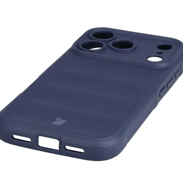 Pancerne etui Bizon Case Tur do Apple iPhone 17 Pro granatowe