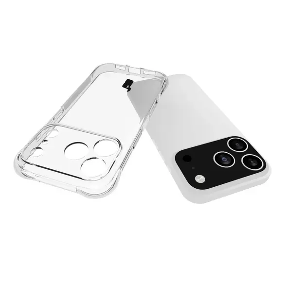 Elastyczne etui Bizon Case Salpa do Apple iPhone 17 Pro przezroczyste