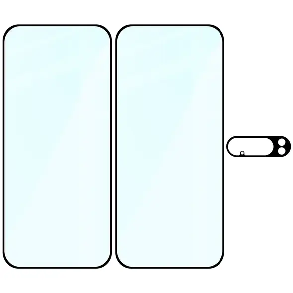 2x Szkło na ekran + szkło na aparat BIZON Edge Pack do Google Pixel 10 Pro