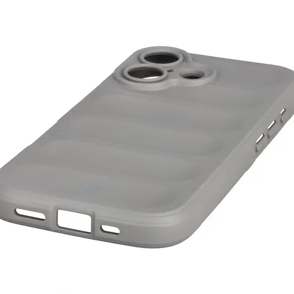 Pancerne etui Bizon Case Tur do Apple iPhone 17 jasnoszare