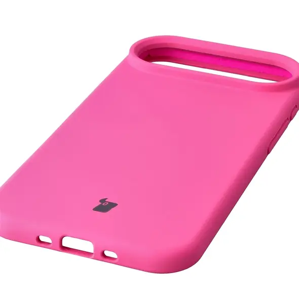 Silikonowe etui Bizon Soft Case do Apple iPhone 17 Air fuksja