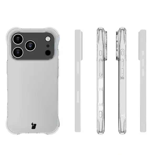 Elastyczne etui Bizon Case Salpa do Apple iPhone 17 Pro przezroczyste