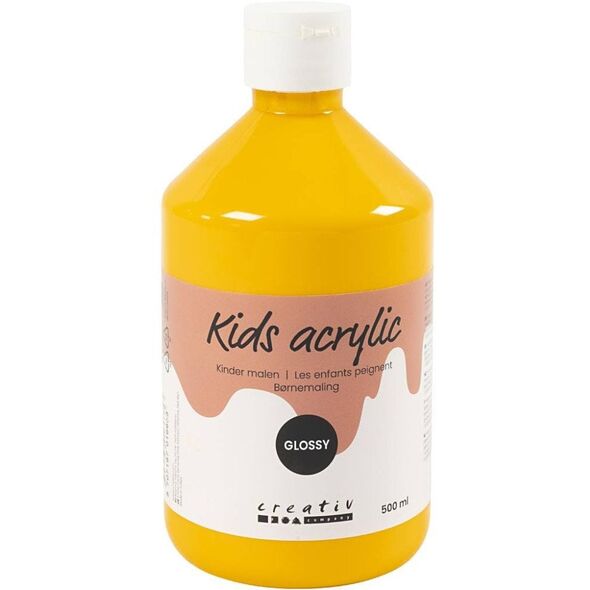 Ακρυλικό χρώμα A-Color 01 - γυαλιστερό, κίτρινο, 500 ml