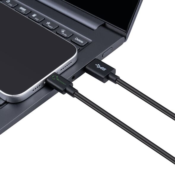 Microconnect ECO-USB3.2CA05 kabel USB USB 3.2 Gen 2 (3.1 Gen 2) 0,5 m USB A USB C Czarny