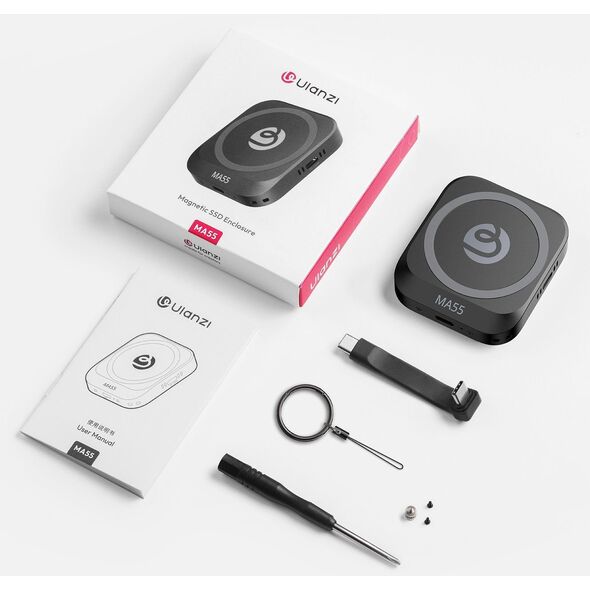 Magnetyczna Obudowa Uchwyt Na Dysk Ssd Do Telefonu Usb-c Chłodzenie Ulanzi / Ma55 / M097