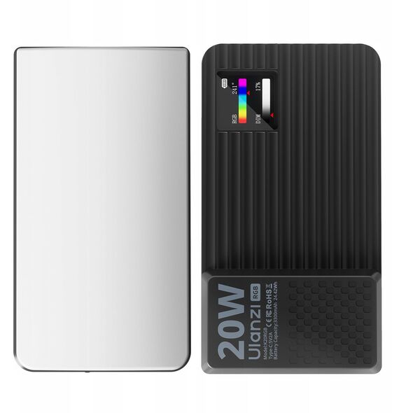 Lampa Led 20w Rgb Video 1800-9000k Do Telefonu Aparatu Kamery / Ulanzi K20rgb