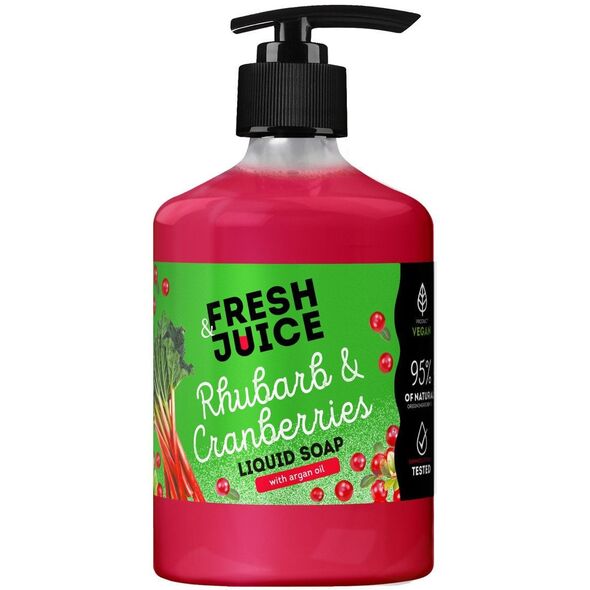 ELFA PHARM FRESH JUICE Mydło w płynie rabarbar i żurawina 460ml