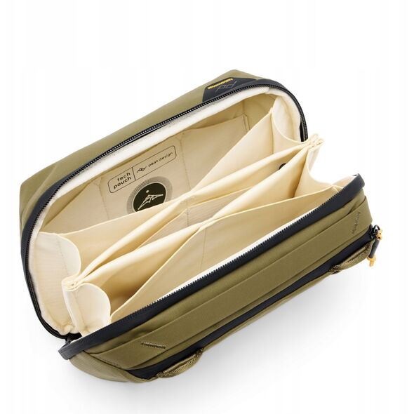 Wkład Travel Line Peak Design Tech Pouch Kelp v2 - oliwkowy