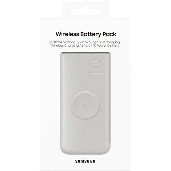 Samsung EB-U2510XUEGWW bank mocy 10000 mAh Bezprzewodowe ładowanie Beżowy