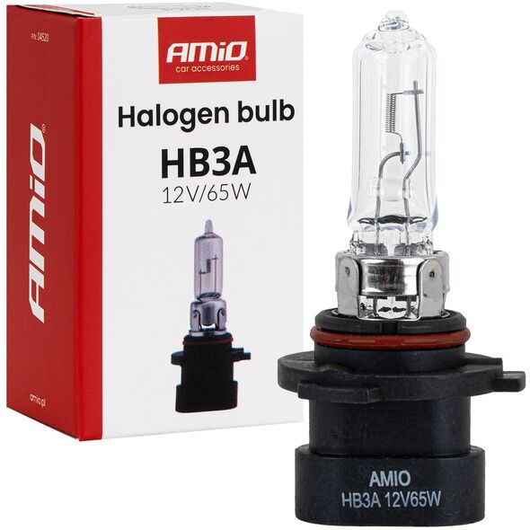 Żarówka halogenowa hb3a 9005xs 12v 65w p20d amio-04520