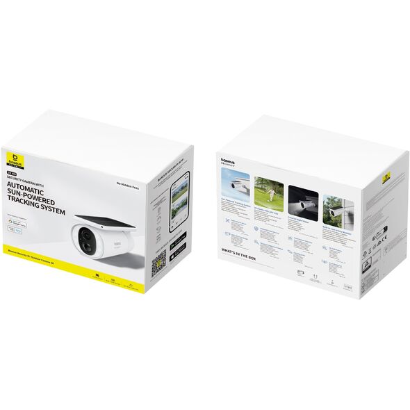 Zewnętrzna kamera Baseus Security S1 2K – biała