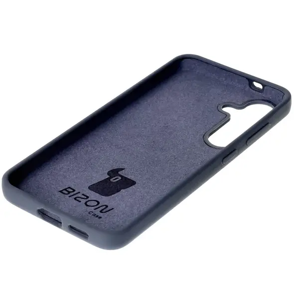 Silikonowe etui Bizon Soft Case do Samsung Galaxy S25 niebieskie
