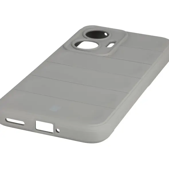 Pancerne etui Bizon Case Tur do Xiaomi POCO F7 jasnoszare