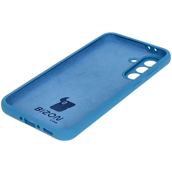 Silikonowe etui Bizon Soft Case do Samsung Galaxy A36 5G niebieskie