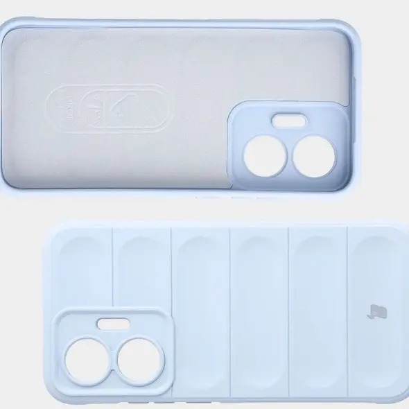 Pancerne etui Bizon Case Tur do Xiaomi POCO F7 jasnoniebieskie