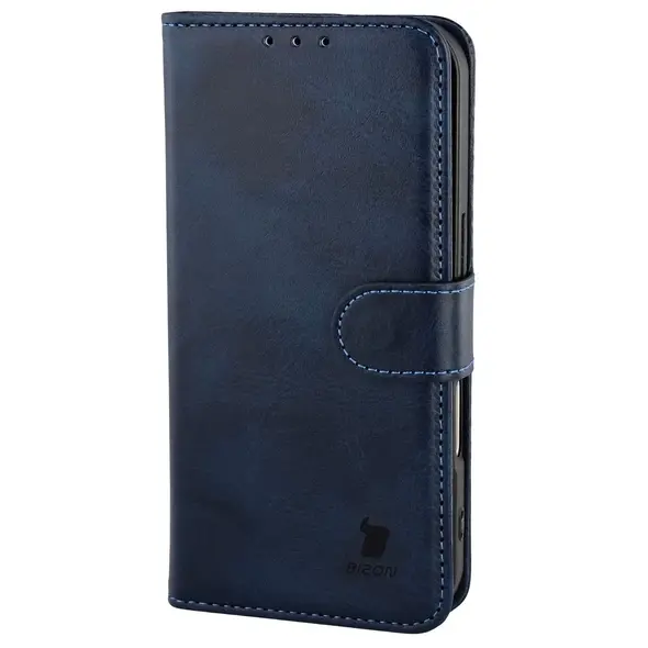 Etui z klapką Bizon Case Pocket do Apple iPhone 17 granatowe