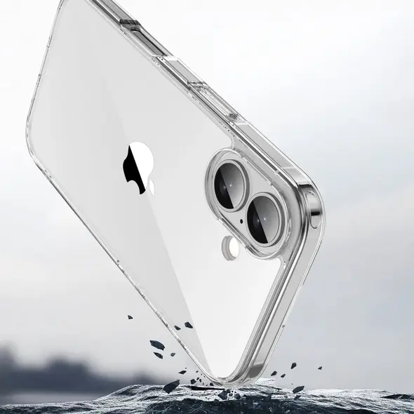 Etui Bizon Case Halo do Apple iPhone 17 przezroczyste