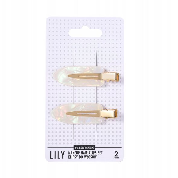 SISTER YOUNG_Lily Makeup Hair Clips Set klipsy do włosów Mermaid 2szt