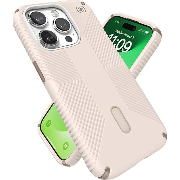 Speck Speck Presidio2 Grip ClickLock & Magsafe - Etui iPhone 15 Pro (Bleached Bone / Heirloom Gold / Hazel Brown)