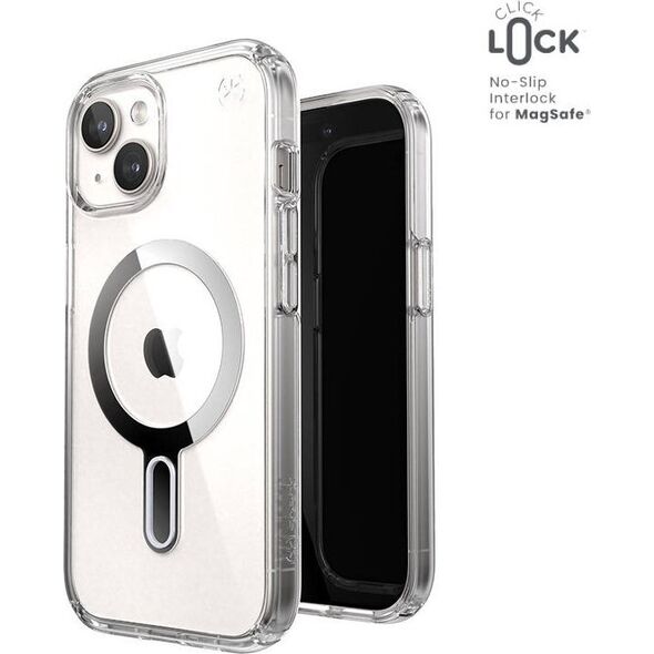 Speck Etui Speck Presidio Perfect-Clear ClickLock&Magsafe - iPhone 15 przezroczyste