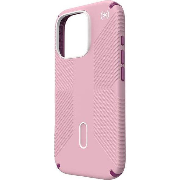 Speck Speck Presidio2 Grip ClickLock & MagSafe - Etui iPhone 16 Pro (Wednesday Pink / Boysenberry Purple / White)