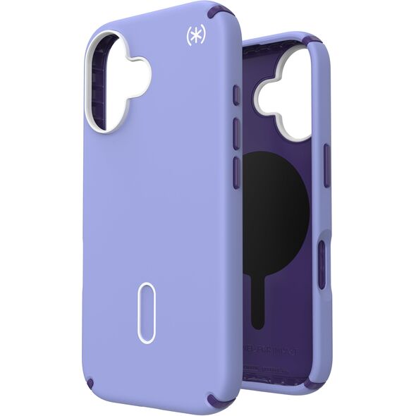 Speck Speck Presidio2 Pro ClickLock & MagSafe - Etui iPhone 16 (Future Lavender / Cassis Purple / White)