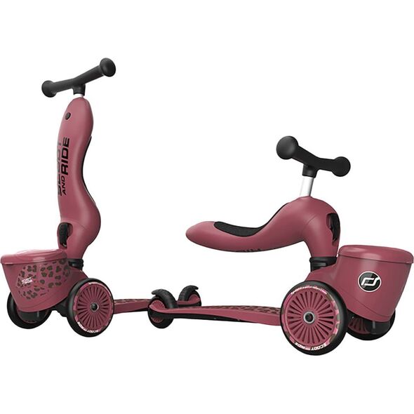 Scoot and Ride HK1 Lifestyle 2w1 jeździk i hulajnoga dla dzieci 1-5 lat, kolor: Wildcat