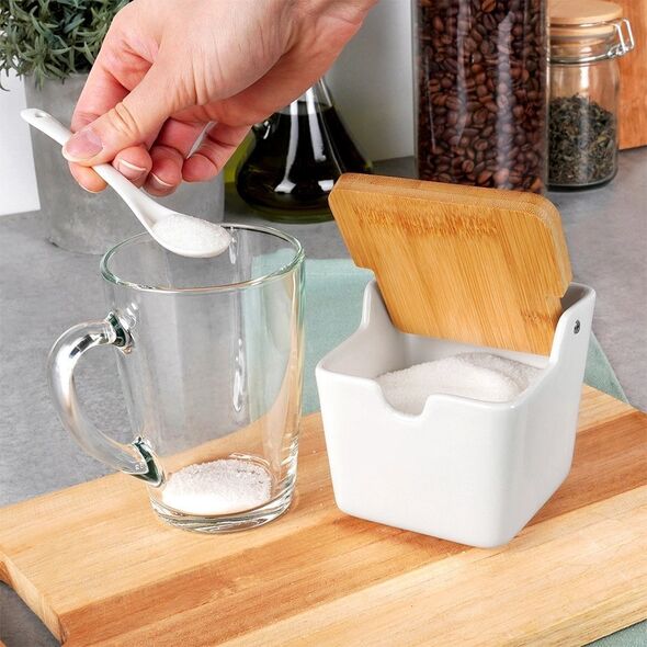 Cukierniczka ceramiczna biała 250 ml