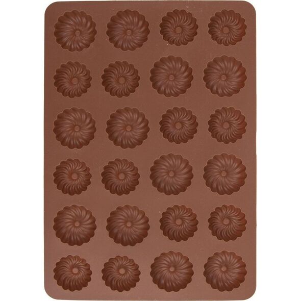 Orion Forma SILIKONOWA do pieczenia ciastek ciasteczek kruchych 24 sztuki