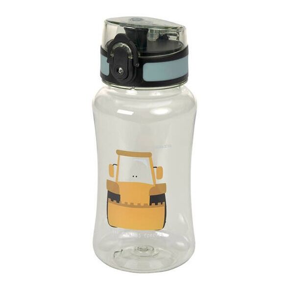 Lassig Zestaw na lunch Lunchbox + Tritanowa butelka - bidon 460 ml Tiny Drivers Spychacz