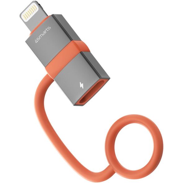Adapter 4smarts USB-C do Lightning PD 27W szary 2szt