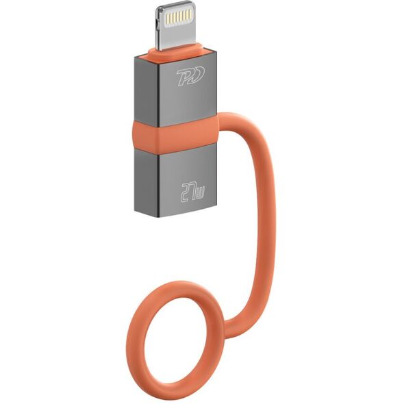 Adapter 4smarts USB-C do Lightning PD 27W szary 2szt