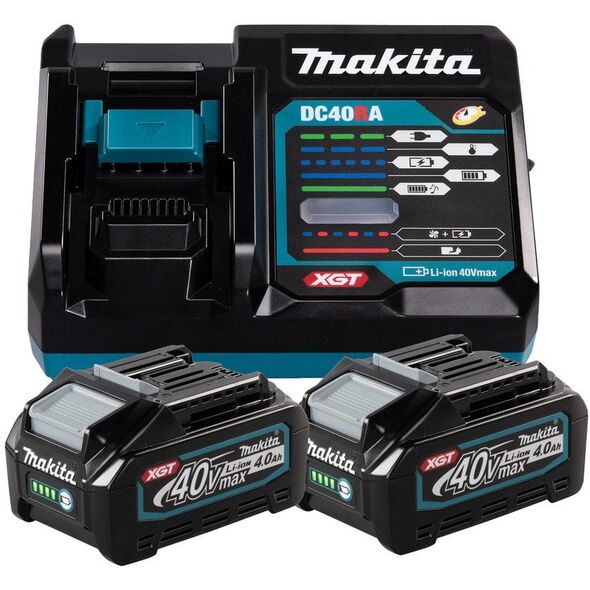 ZESTAW ZASILAJĄCY 18V XGT 40V 2*4.0AH + DC40RA
