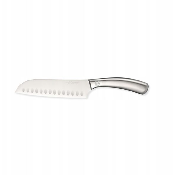NÓŻ SANTOKU 17.5CM STALOWY POJEDYNCZY KUCHENNY MAESTRO MR-1497
