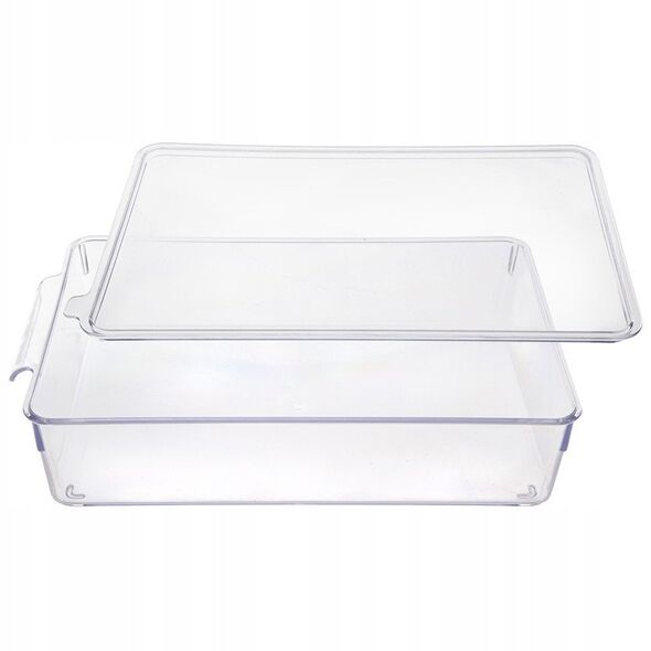 ORGANIZER DO LODÓWKI POJEMNIK Z POKRYWKĄ NA PRZYPRAWY PRODUKTY SPOŻYWCZE 32.5X20X7.5CM ORION 731633