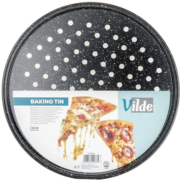 FORMA DO PIZZY GRANITOWA PERFOROWANA 28CM VILDE 279030