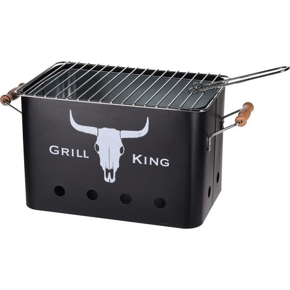 BBQ Grill turystyczny węglowy ruszt 32x20 cm