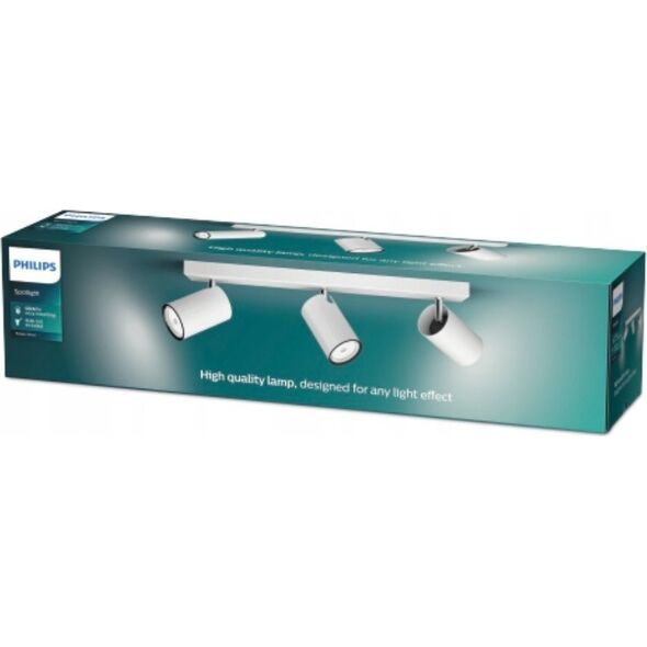 Signify Philips myLiving Spot Kosipo 3flg. 3x55W Weiß exkl. LM